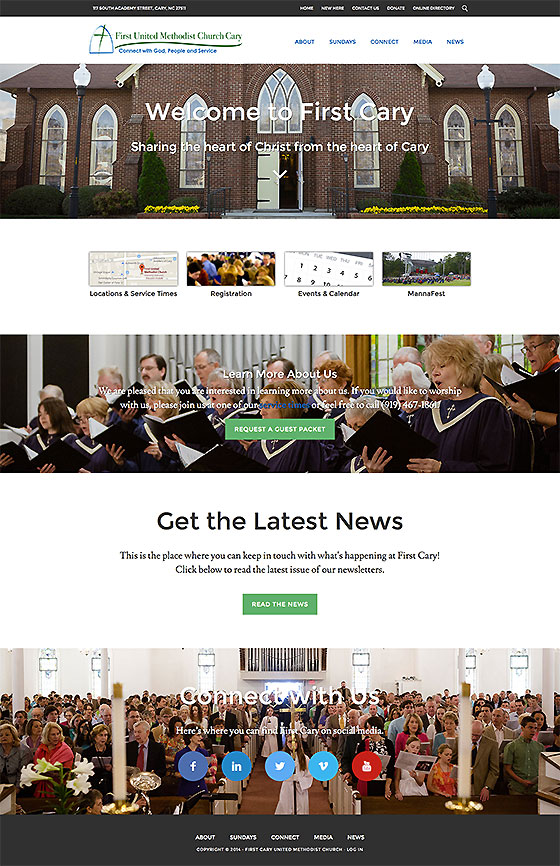 First Cary UMC Website